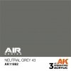 AK Interactive AK11862 NEUTRAL GREY 43 – AIR 17 ml
